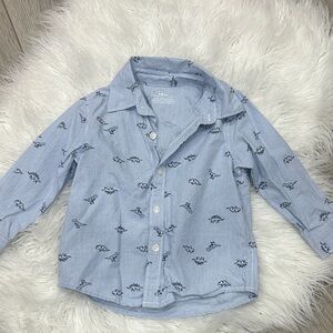 Carter’s dinosaur button down shirt